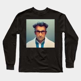 Male scientist | Comics Style Long Sleeve T-Shirt